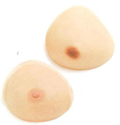 人工乳房「ビビファイ」。オーダーメイドとレディメイドの製品が用意されている